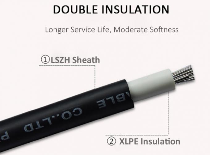 Cable photovoltaïque solaire 4 mm Cable photovoltaïque solaire 6 mm2 pour voiture photovoltaïque 1