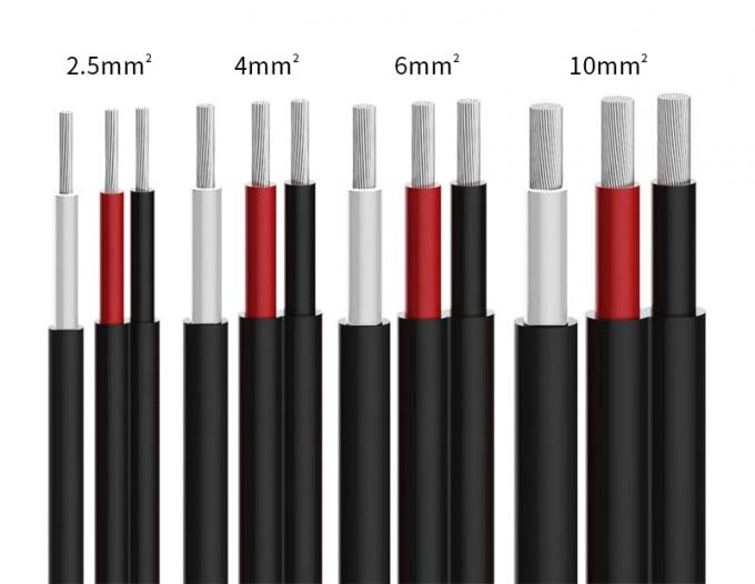 Cable photovoltaïque solaire 4 mm Cable photovoltaïque solaire 6 mm2 pour voiture photovoltaïque 3