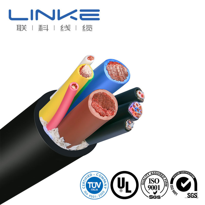 Cable d'énergie conception à plusieurs noyaux TPU pour câble de puissance dans les véhicules à énergie