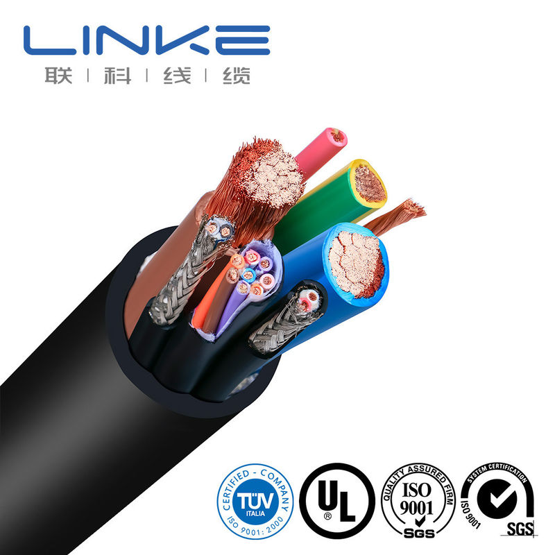 Cable de recharge EV personnalisé avec type de conducteur à câbles et forme de fil rond