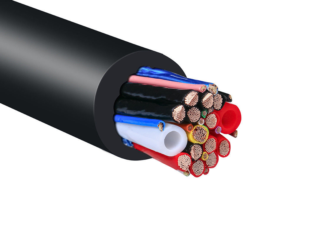 Cable de charge électrique à conducteur de cuivre personnalisé de 1000 V avec enveloppe TPU refroidie par liquide d'énergie