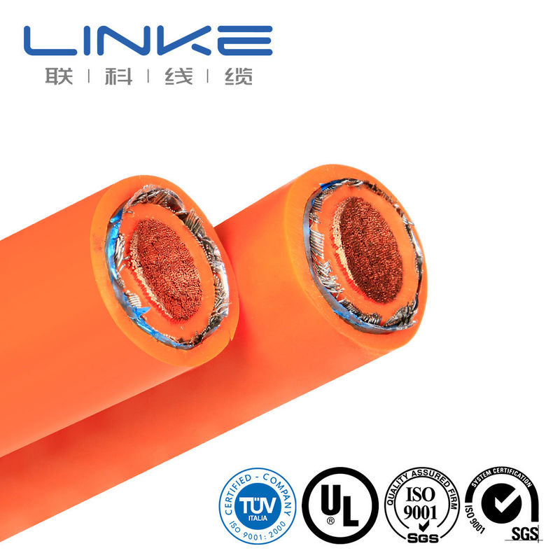 120 mm2 câble électrique de tension câblage avec câble protégé en silicone et taille de l'emballage