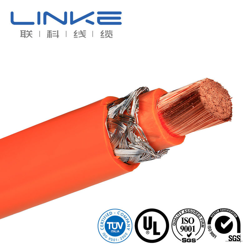 120 mm2 câble électrique de tension câblage avec câble protégé en silicone et taille de l'emballage
