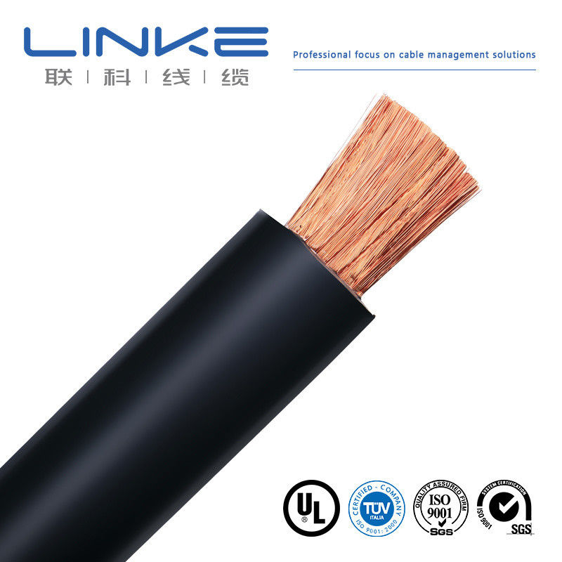 Cable de silicone non blindé à haute tension de 1500 V CC Convient avec certification CE et 1