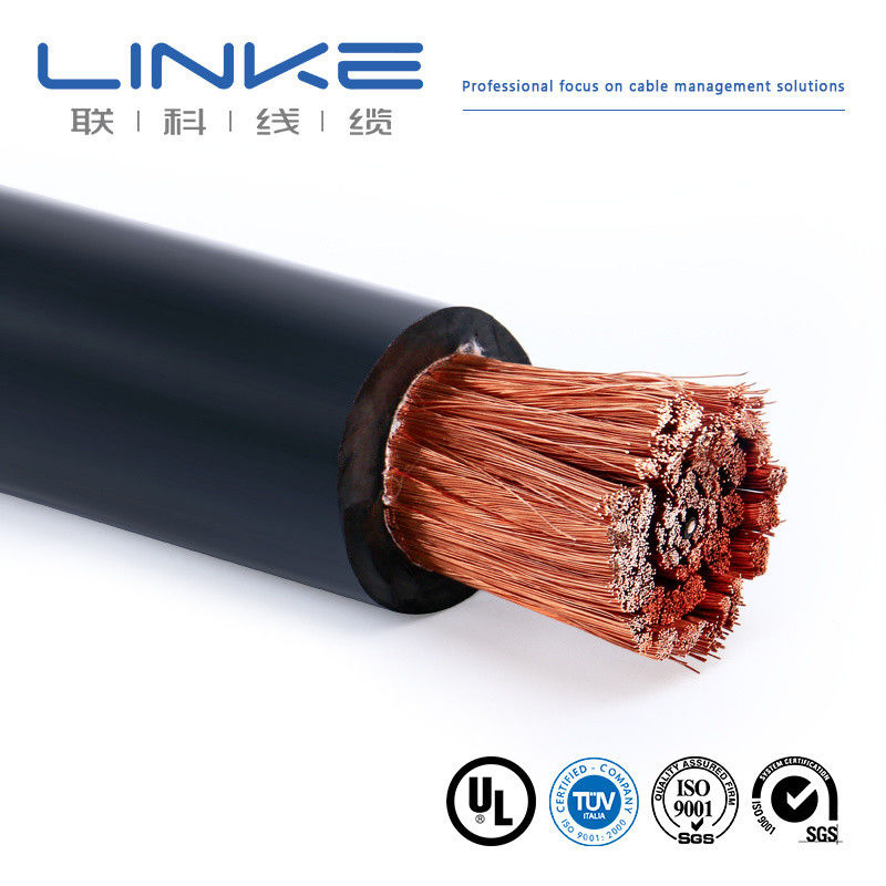 Cable de silicone non blindé à haute tension de 1500 V CC Convient avec certification CE et 1