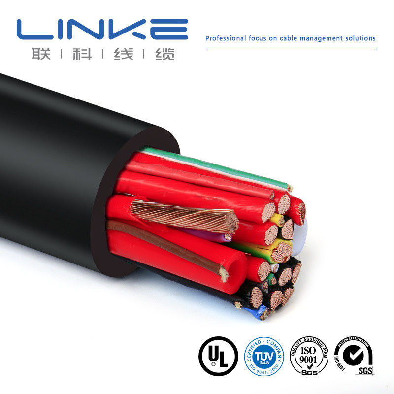 Cable électrique multicore isolé en silicone haute tension pour l'énergie verte