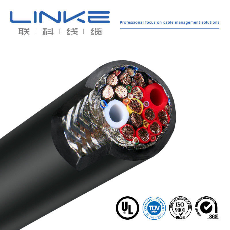 Cable électrique multicore isolé en silicone haute tension pour l'énergie verte