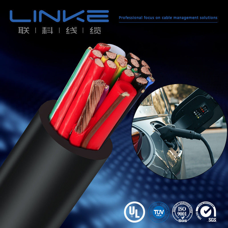 Cable électrique multicore isolé en silicone haute tension pour l'énergie verte