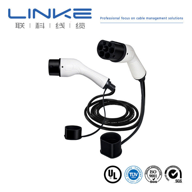 Câble de chargeur EV 105 degrés AC 300/500V à conducteur en cuivre nu et isolation en silicone pour connexion de voiture intelligente