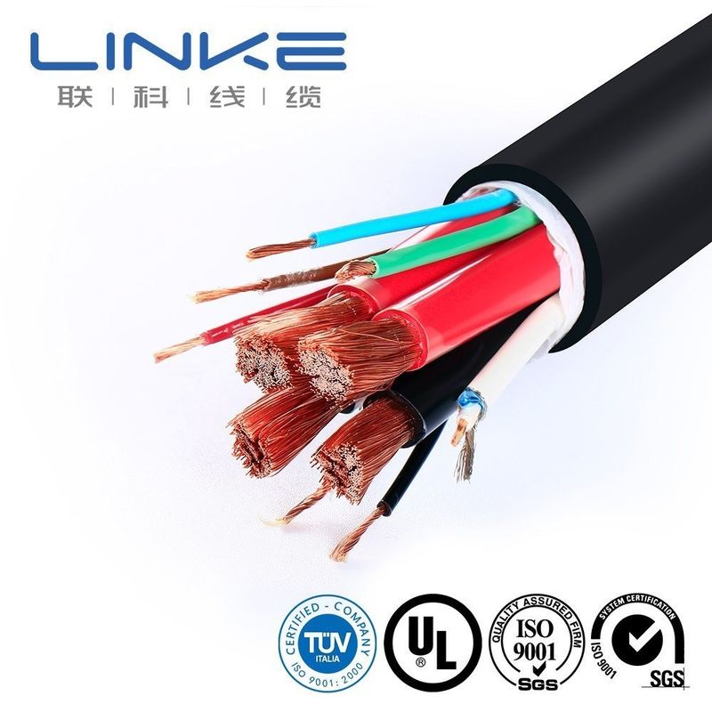 Câble de chargeur EV 105 degrés AC 300/500V à conducteur en cuivre nu et isolation en silicone pour connexion de voiture intelligente