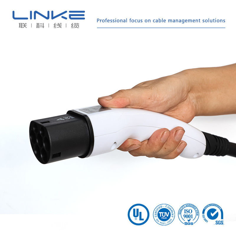 Câble de charge pour véhicule électrique 32A 7kw 16A avec gaine en TPE et longueur personnalisable