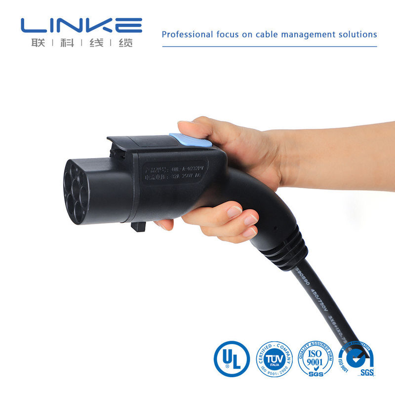 Câble de charge pour véhicule électrique 32A 7kw 16A avec gaine en TPE et longueur personnalisable
