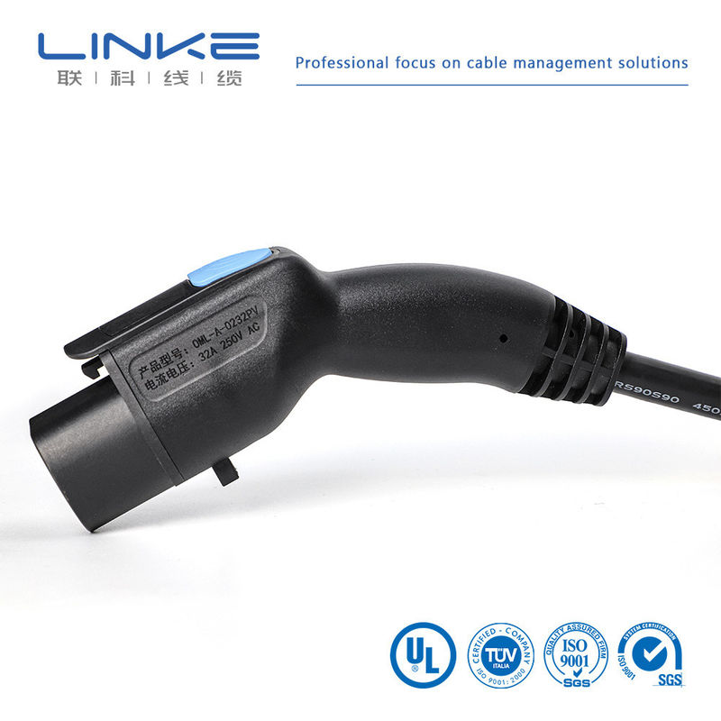 5m câble de chargeur de véhicule électrique 16A 32A TUV Sud certifié