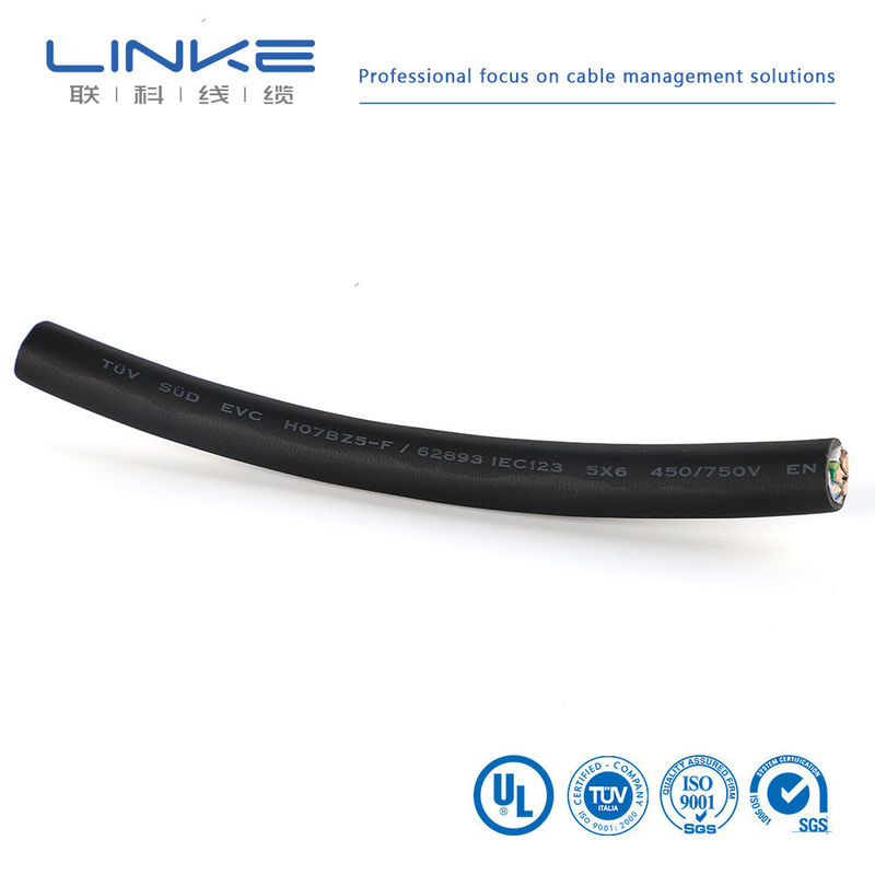 personnalisation XLPE3 Core 6 sup2 câble de charge pour le fil de charge de pile dans le sous-sol EV câble de charge de pile