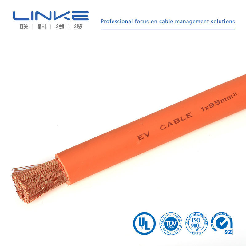 Cable à haute tension à conducteur de cuivre isolé pour environnements spéciaux en silicone souple