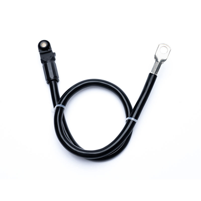 Fil de harnais en silicone haute tension avec bandage de tuyau en PVC et câble de chargeur de véhicule électrique au noyau de cuivre