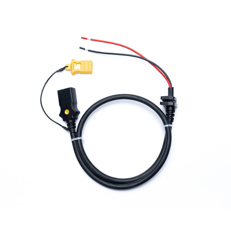 Fil de harnais en silicone haute tension avec bandage de tuyau en PVC et câble de chargeur de véhicule électrique au noyau de cuivre