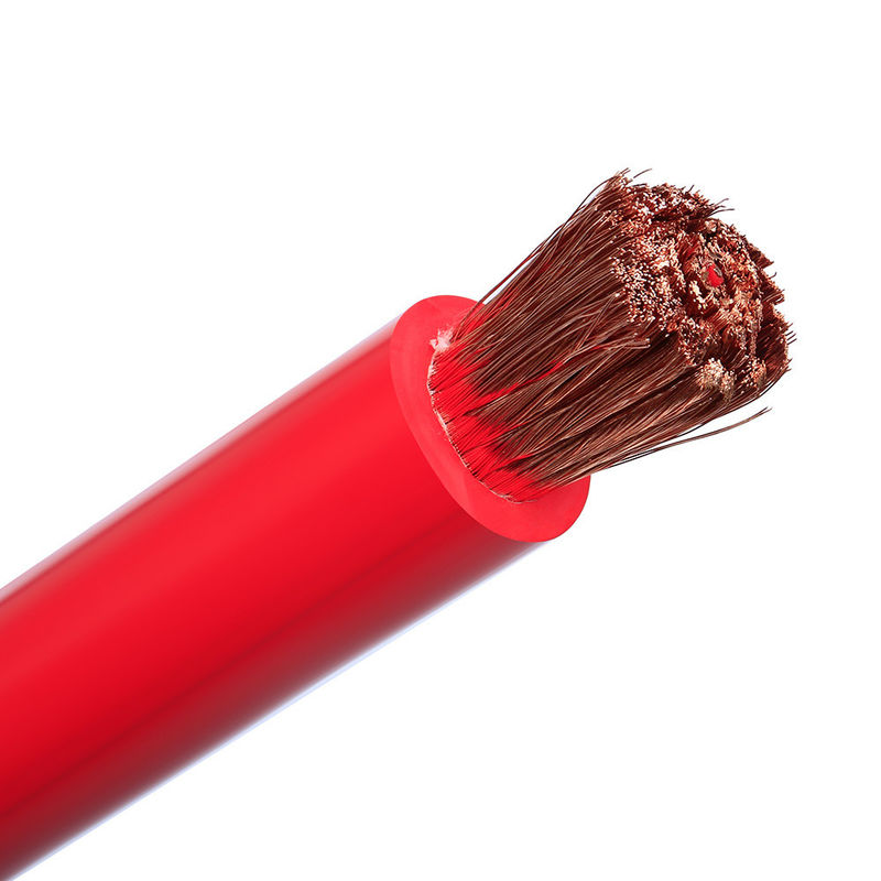 Câble en cuivre isolé en silicone résistant à l'usure et à haute flexibilité avec une tension nominale de 300 V pour installations électriques