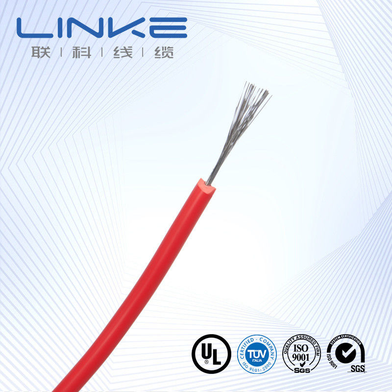 Cable en caoutchouc de silicone à haute tension UL3858 à noyau unique isolé ignifuge