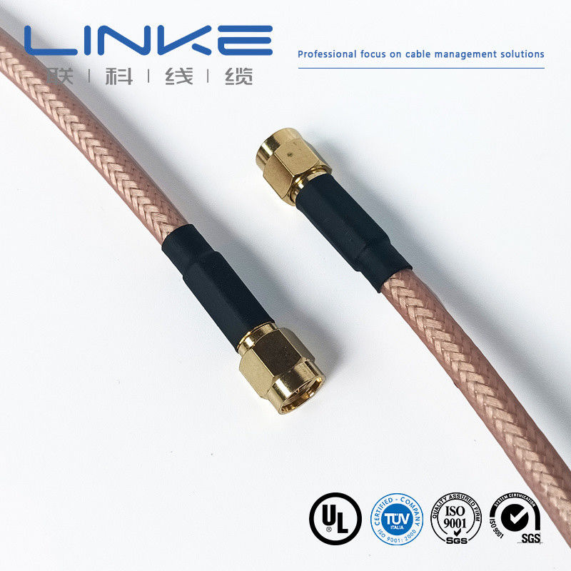 Wurth Elektronik RG142 câble coaxial 50 Ω, 4,95 mm OD SMA mâle à SMA mâle blanc câble de véhicule à énergie nouvelle