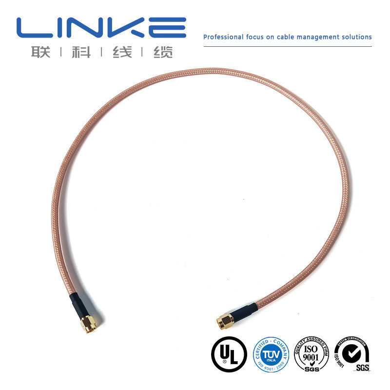 Wurth Elektronik RG142 câble coaxial 50 Ω, 4,95 mm OD SMA mâle à SMA mâle blanc câble de véhicule à énergie nouvelle