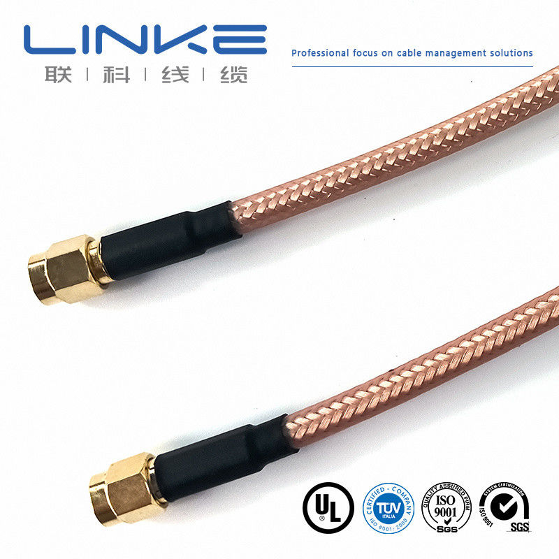 Wurth Elektronik RG142 câble coaxial 50 Ω, 4,95 mm OD SMA mâle à SMA mâle blanc câble de véhicule à énergie nouvelle