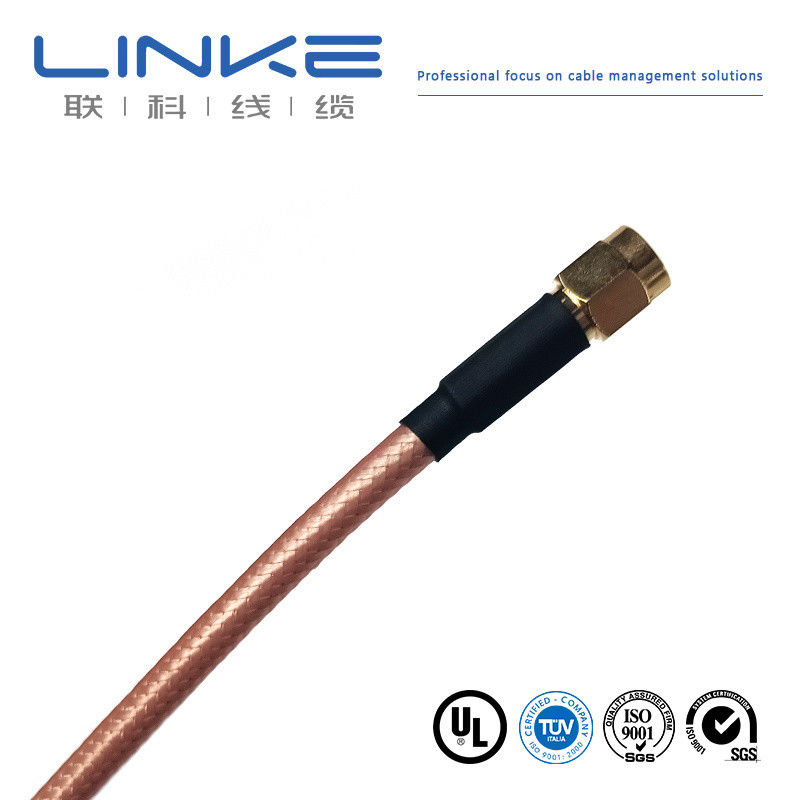 Wurth Elektronik RG142 câble coaxial 50 Ω, 4,95 mm OD SMA mâle à SMA mâle blanc câble de véhicule à énergie nouvelle