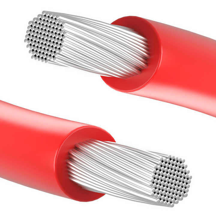 UL3135 Cable de silicone résistant aux températures élevées à tension nominale de 600 V et à conducteur de cuivre en ferraille flexible