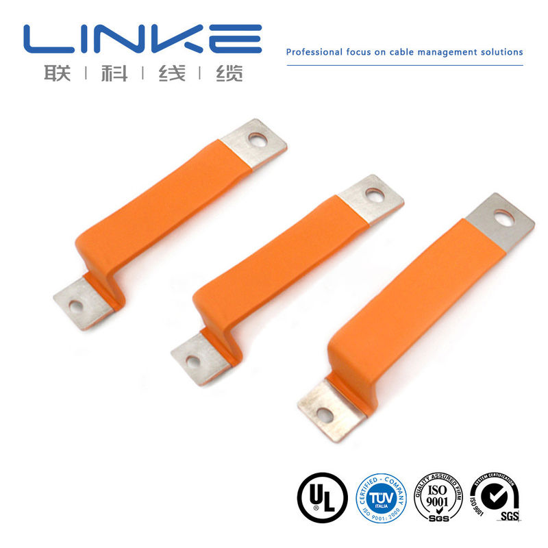 Barre de raccordement en cuivre plat et flexible pour la prise de distribution du type IEC 62196-2 type 2
