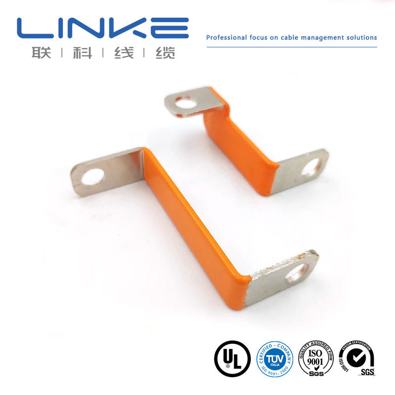 Barre de raccordement en cuivre plat et flexible pour la prise de distribution du type IEC 62196-2 type 2