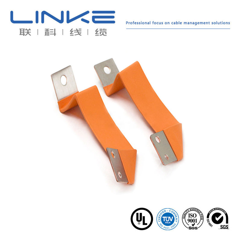 Barre de raccordement en cuivre plat et flexible pour la prise de distribution du type IEC 62196-2 type 2