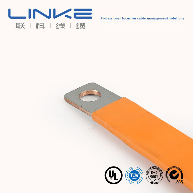 Barre de raccordement en cuivre plat et flexible pour la prise de distribution du type IEC 62196-2 type 2