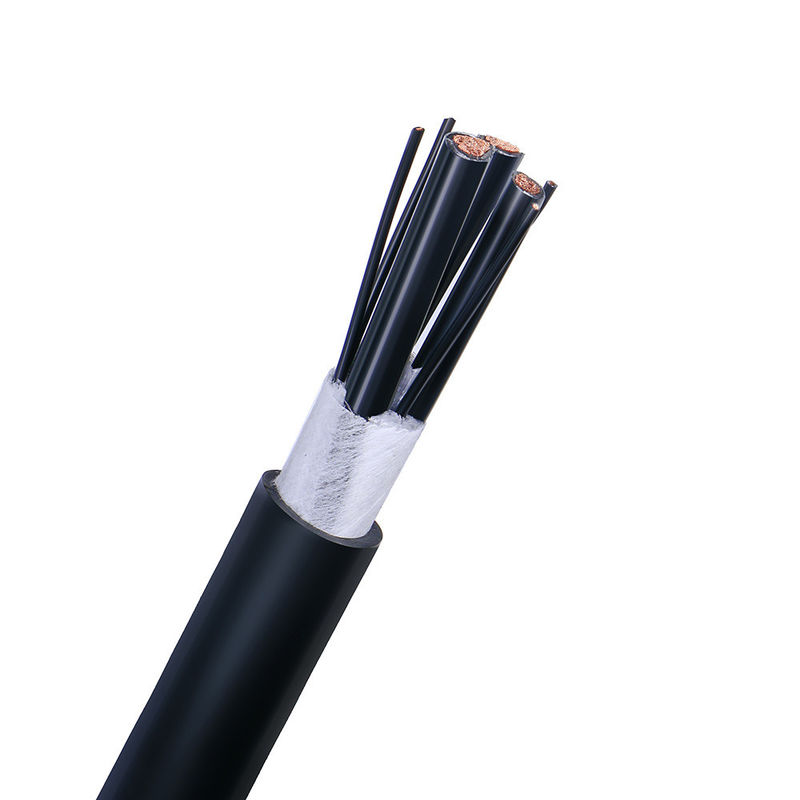 Cable coaxial en PVC noir de la série RG6 / Rg58 / Rg11 / Rg59 pour la vidéo surveillance