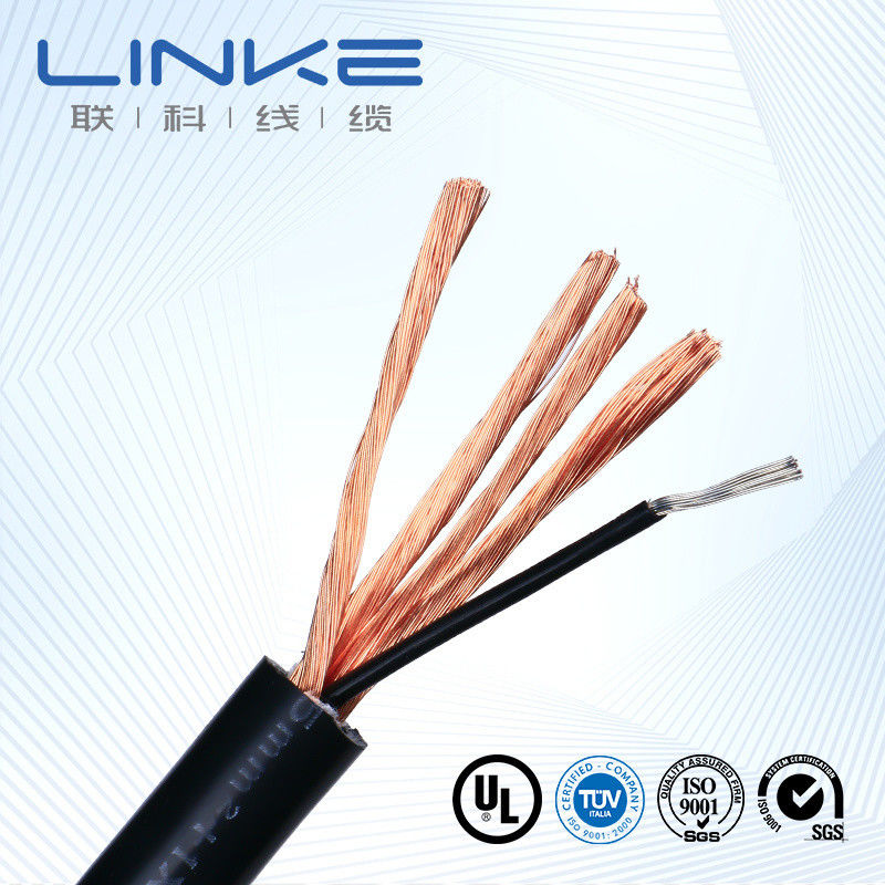 Cable solaire PV électrique à courant continu 2pfg UL homologué avec du matériel de base en fil d'étain