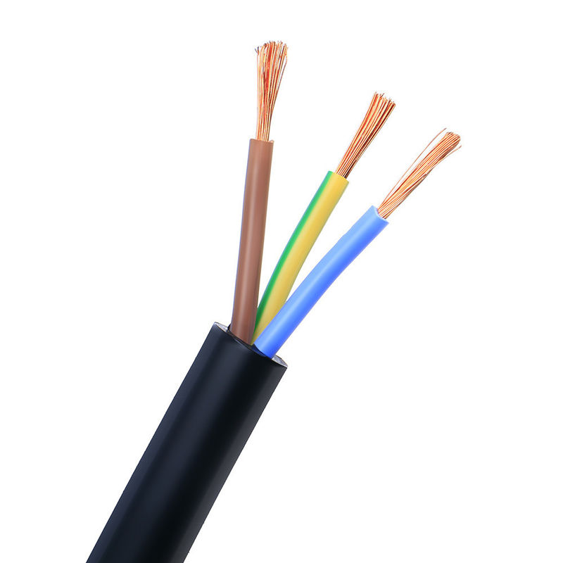 RS PRO 3 Core x 0,75 mm2 ((PCW de classe 5), isolé en PVC, revêtu de revêtement en PVC, 300/300V, H03VV-F.