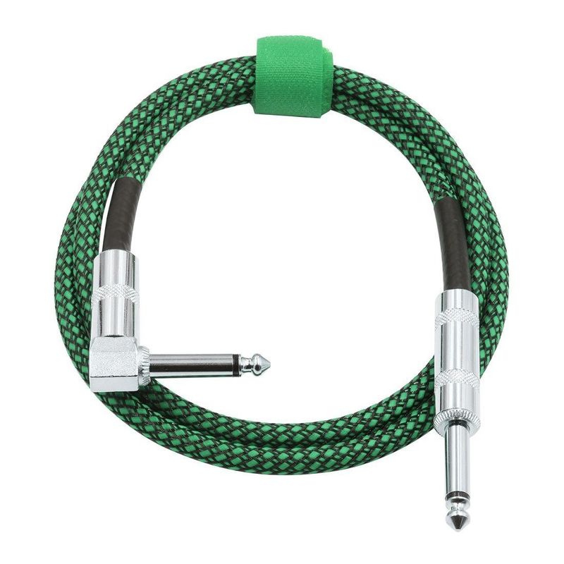 Cable audio d'instrument électrique de 10 pieds 3m Jack à Jack Connecteur personnalisé 6,35 mm Option