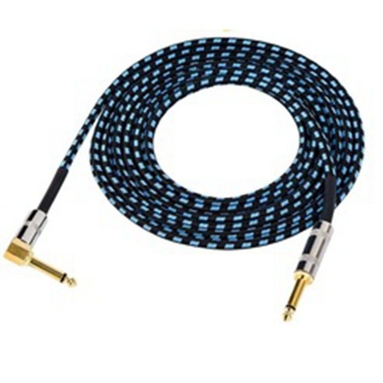 Cable de guitare électrique silencieuse avec connecteur personnalisé et fil de cuivre nu pour instruments audio professionnels
