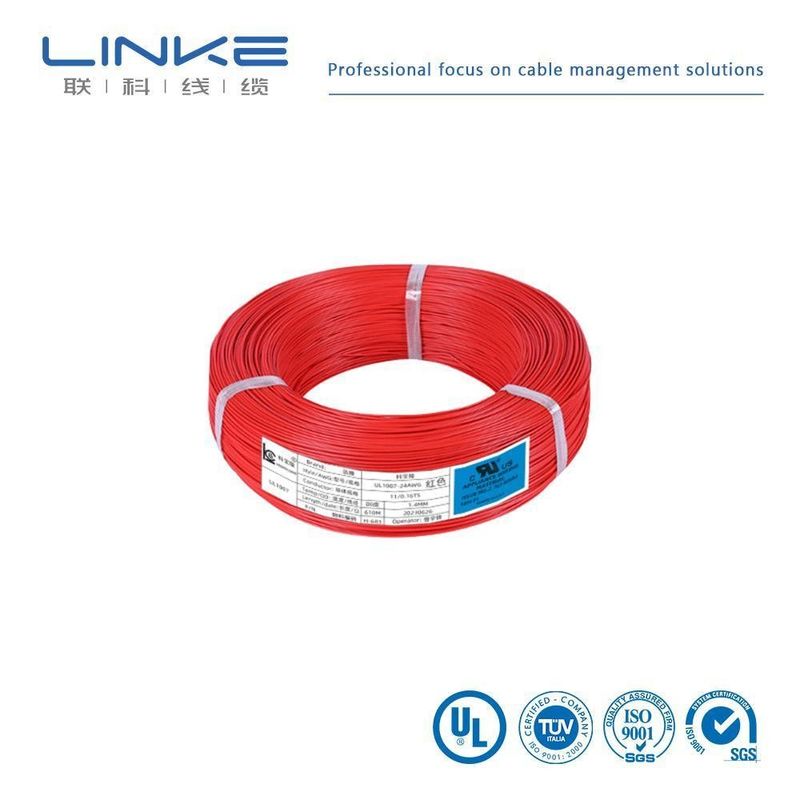 Fil résistant à la chaleur câble de cuivre en conserve ignifuge 300V 150c UL1591 24AWG câblage du compartiment moteur automobile