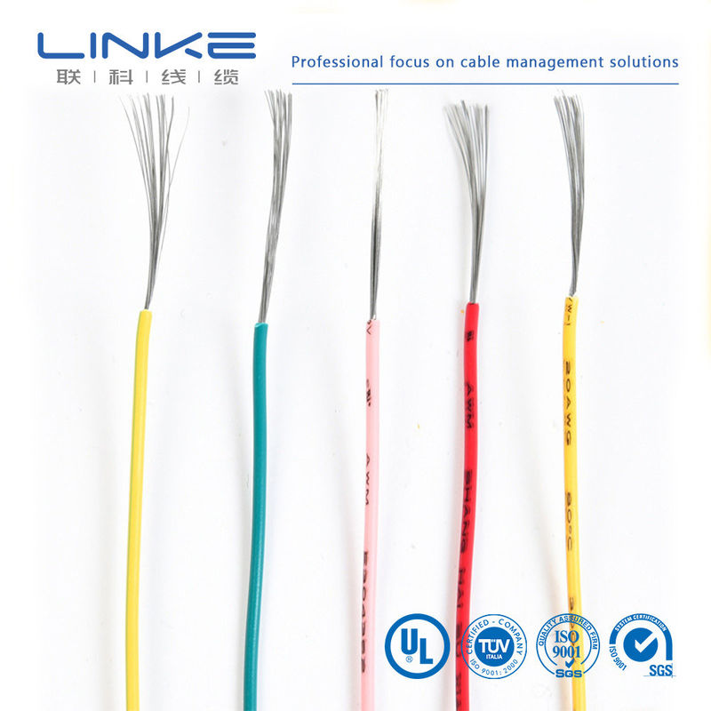 UL1723 FEP Isolation 10-30AWG Cable en cuivre en conserve à noyau unique Cable halogène à faible teneur en fumée et zéro