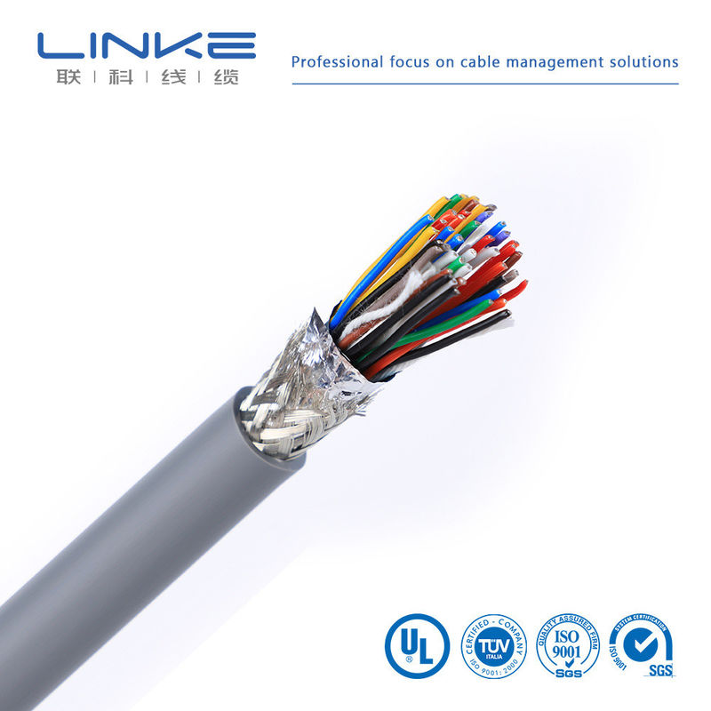 UL2464 câble d'alimentation multi-noyau avec conducteur de cuivre en conserve 22 AWG et jaquette en PVC
