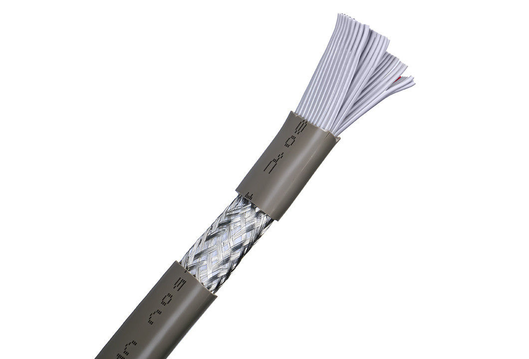 Cable plat isolé en PVC électrique flexible avec conducteur électrique en cuivre en conserve