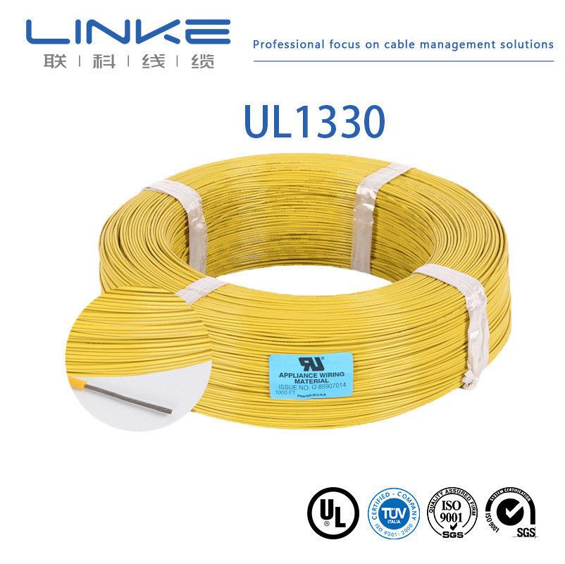10-30AWG fil de cuivre en conserve noyau FEP Isolation UL1330 fil d'alimentation câble électrique haute température