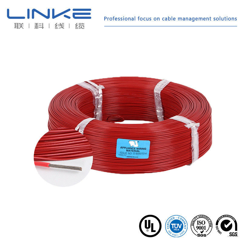 10-30AWG fil de cuivre en conserve noyau FEP Isolation UL1330 fil d'alimentation câble électrique haute température