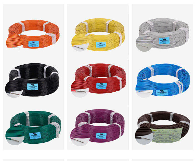 10-30AWG câble électrique à fil de cuivre en conserve FEP Isolation UL1330 câble électrique pour applications à haute température