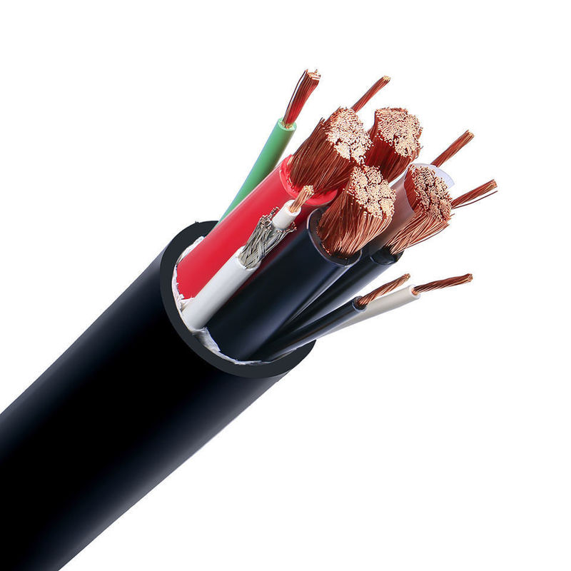 Cable électrique isolé en PVC sur mesure avec enveloppe imperméable et plusieurs noyaux