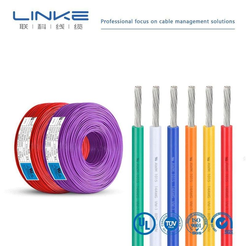 UL1330 600V Cable isolé FEP à haute température à 200°C avec norme pour l'usage industriel et domestique