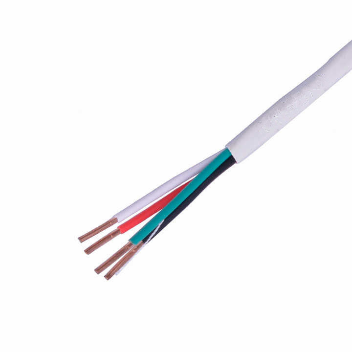 Cable de commande électrique à haute flexibilité de 300 V, résistant au feu à plusieurs noyaux, câble de commande d'automatisation industrielle
