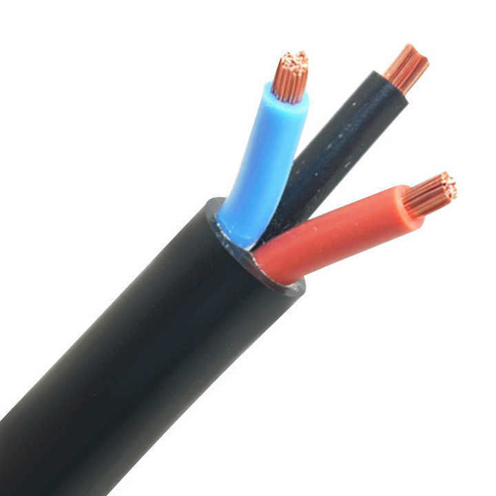 Cable électrique en caoutchouc de 50 mm2 de cuivre pur pour une utilisation sous-marine