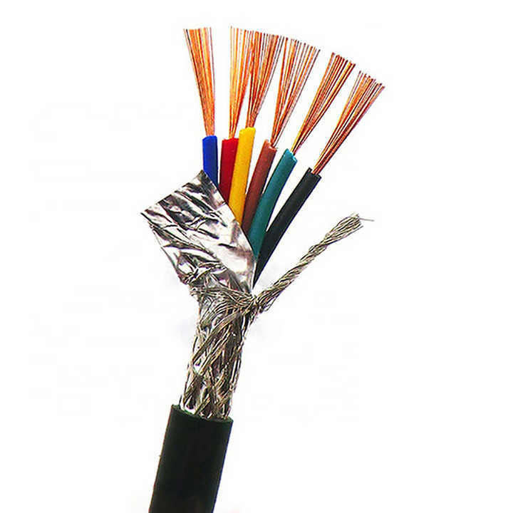 LK-438 UL2464 câble électrique multi-noyau AWM en conserve de cuivre tressé bouclier PVC câble d'alimentation