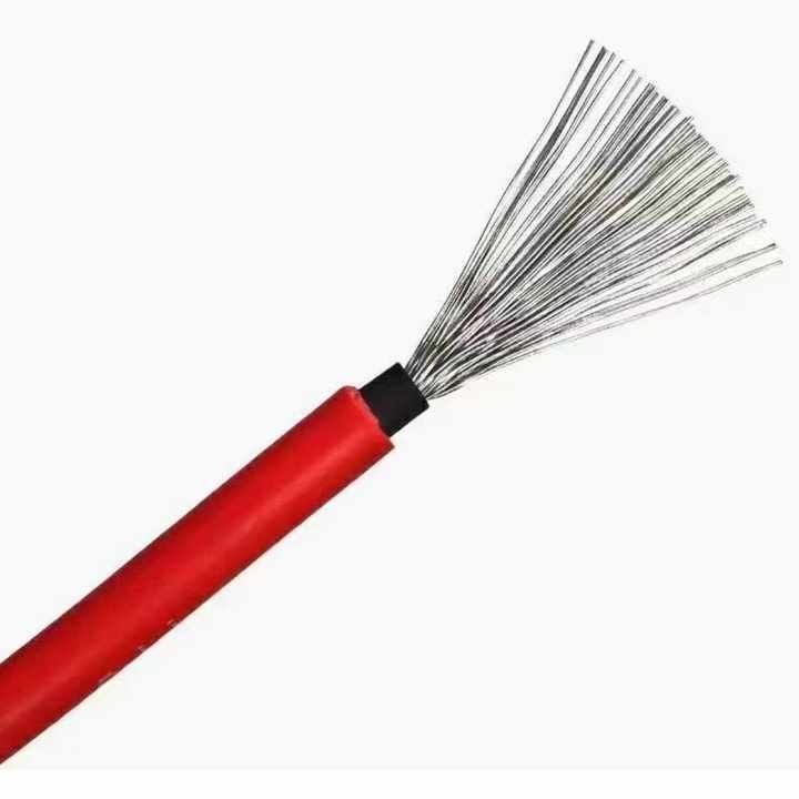 Cable photovoltaïque personnalisé de 2,5 mm Cable d'alimentation du panneau solaire en courant continu avec conducteur de cuivre en conserve